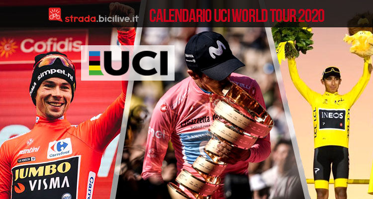 Il calendario UCI World Tour 2020: eventi e date