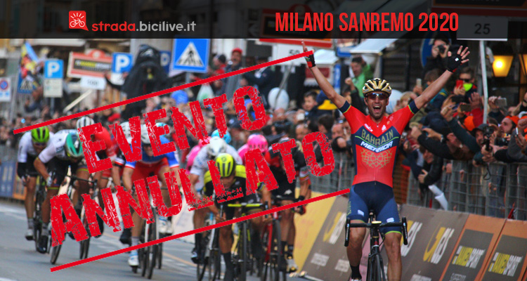 Milano-Sanremo 2020: annullata per Coronavirus la 111esima edizione