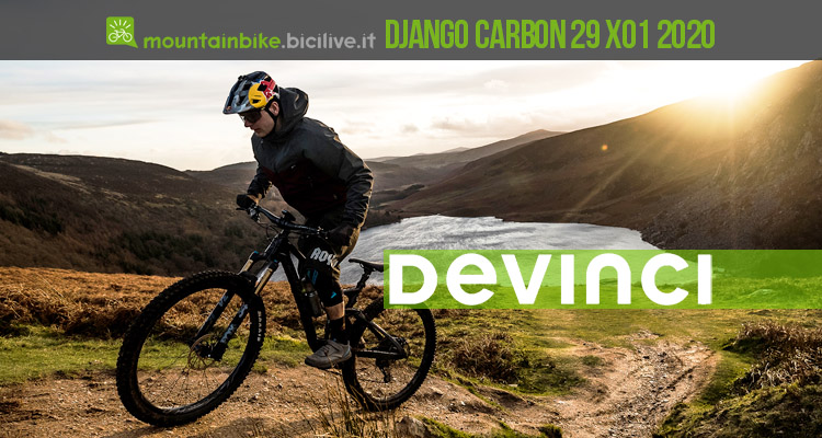 Devinci Django Carbon 29 X01 2020, la nuova mtb 29″ da trail con Split Pivot