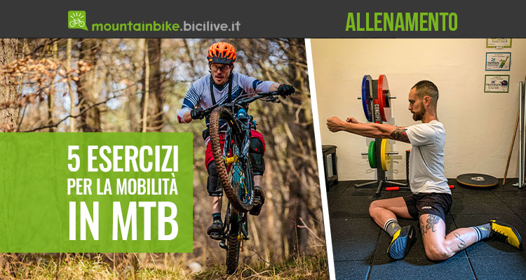 Cinque esercizi per migliorare la mobilità articolare in MTB