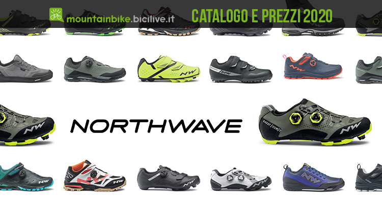 Northwave: il catalogo e il listino prezzi delle scarpe MTB 2020