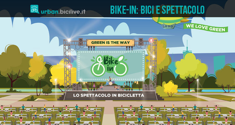 Bike-In: il drive-in con la bicicletta per la Fase 3