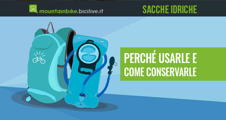 Sacche idriche in mtb: perché usarle e come conservarle sempre efficienti e pulite