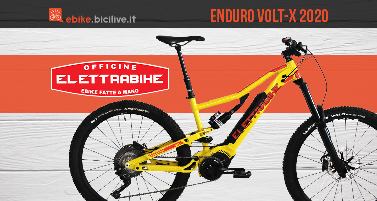 Elettrabike Enduro Volt-X 2020: una e-mtb artigianale italiana