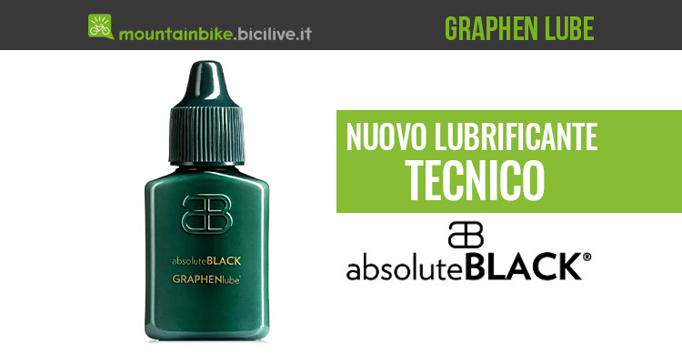 Lubrificante per catena Graphen Lube di Absolute Black: essenza “magica” con durata da favola