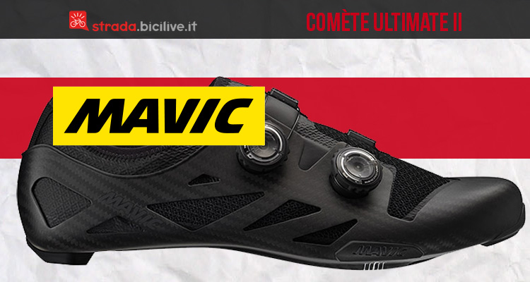 Mavic Comète Ultimate II: scarpe leggere per risparmiare energia