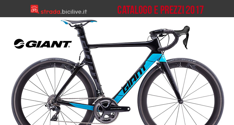 Catalogo e listino prezzi bici da strada Giant-Liv 2017