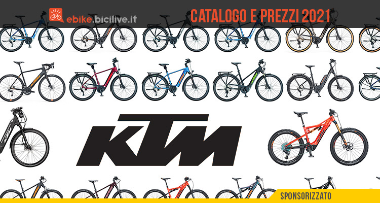 Catalogo e listino prezzi 2021 delle e-Bike e delle e-MTB di KTM