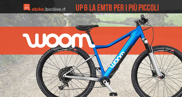 Woom UP 6: la prima eMTB ibrida per bambini e ragazzi