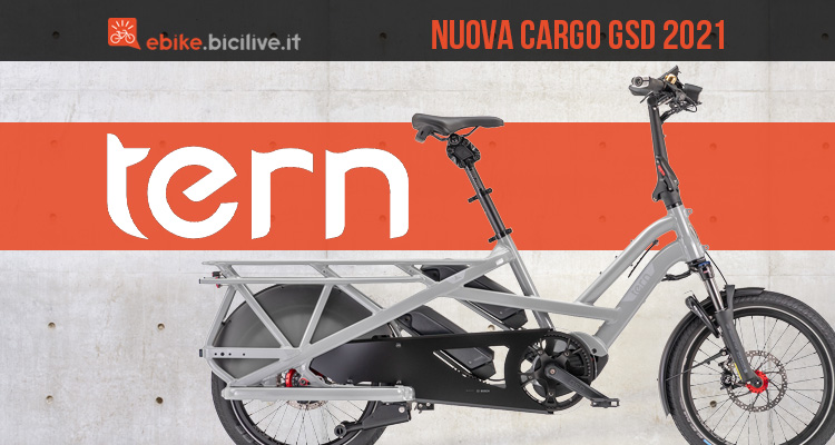 GSD 2021: la nuova versione della e-bike cargo di Tern