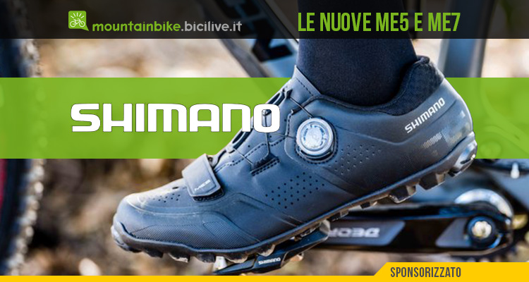 Le scarpe MTB Shimano ME7 e ME5 si rinnovano