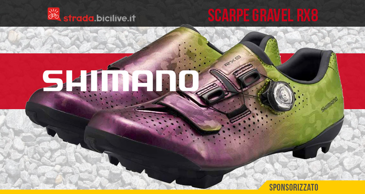 Shimano RX8: le nuove calzature per il gravel