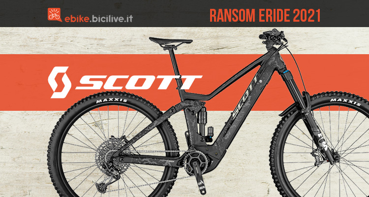 Nuova Scott Ransom eRide: un’ebike gravity dalla lunga escursione