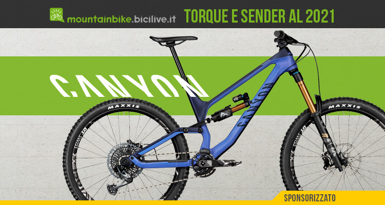 Canyon Torque e Sender AL 2021: il gravity accessibile