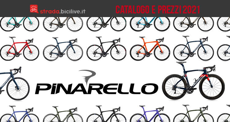 Le bici da corsa, gravel e cross 2021 di Pinarello: catalogo e listino prezzi