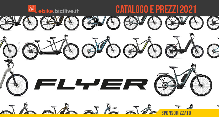 Il catalogo e il listino prezzi delle e-bike Flyer 2021