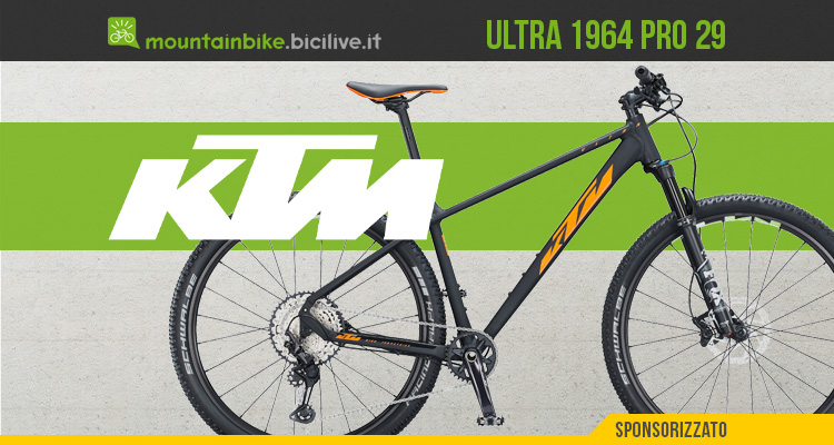 La KTM Ultra 1964 Pro 29: una MTB front suspension versatile in alluminio