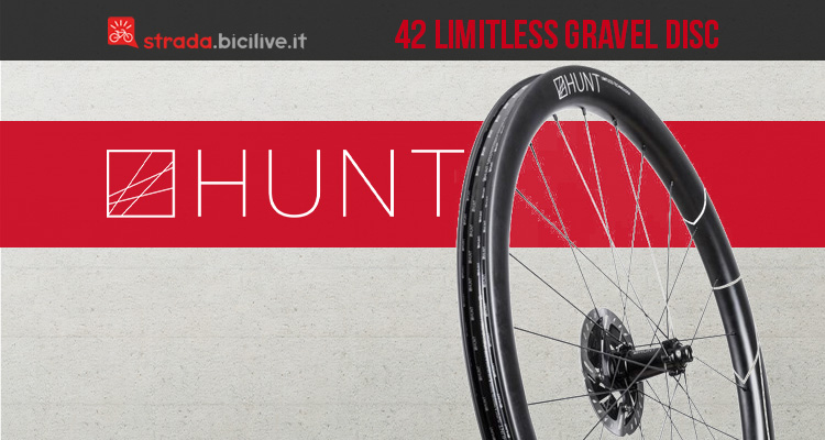 Ruote Hunt 42 Limitless Gravel Disc: aerodinamiche e resistenti per l’off-road