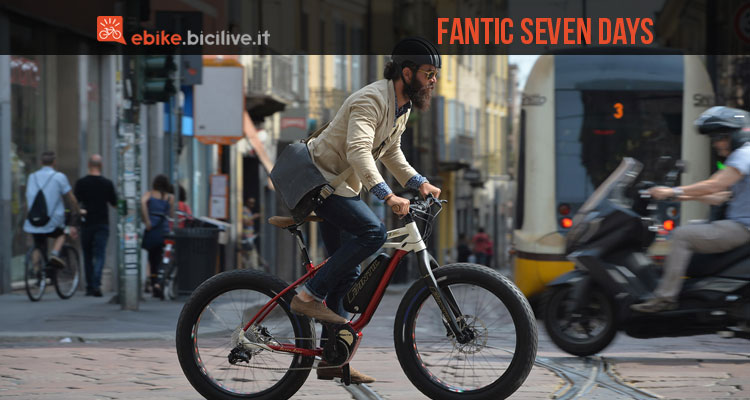 Fantic Seven Days: la bicicletta elettrica urbana con gomme larghe