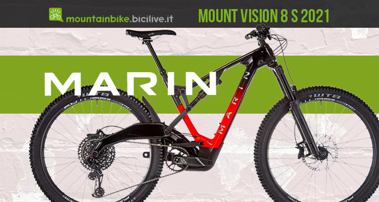 La nuova mtb da trail/all-mountain Marin Mount Vision 8 S 2021