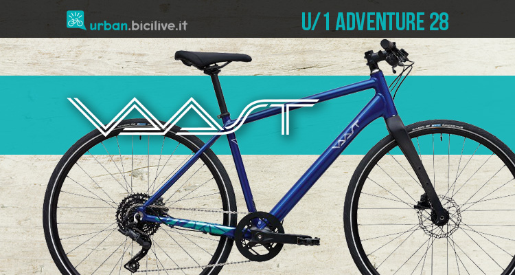 VAAST U/1 Adventure 28: la bici urban e cicloturismo con telaio in magnesio