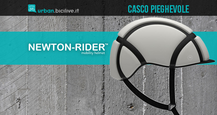 Il casco da bici Newton-Rider: compatto, hi-tech e pieghevole