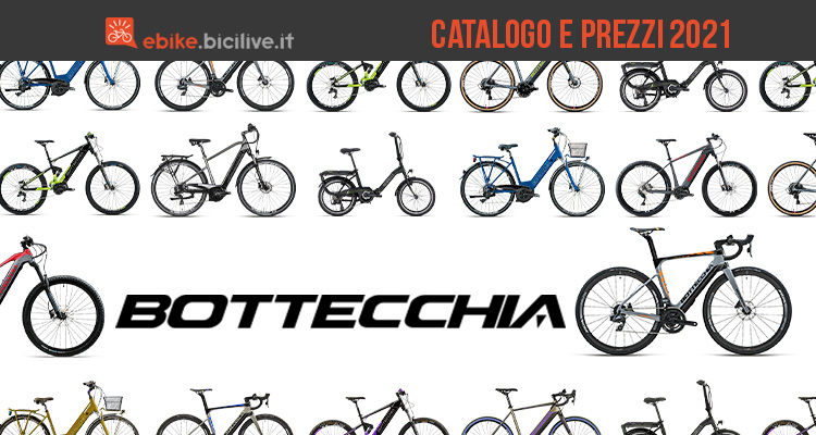 Catalogo ebike 2021 Bottecchia: listino prezzi e-Road, e-MTB, e-Trekking, e-Folding