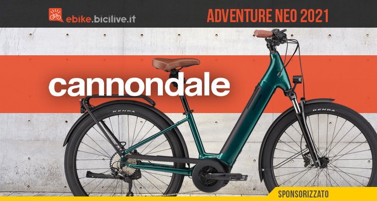 Cannondale Adventure Neo: la linea e-Urban a scavalco ribassato