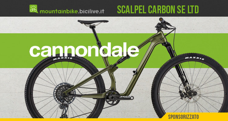 La nuova Cannondale Scalpel Carbon SE LTD Lefty con forcella Lefty Ocho 120