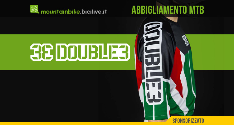 DOUBLE3 2021: abbigliamento etico MTB made in Italy