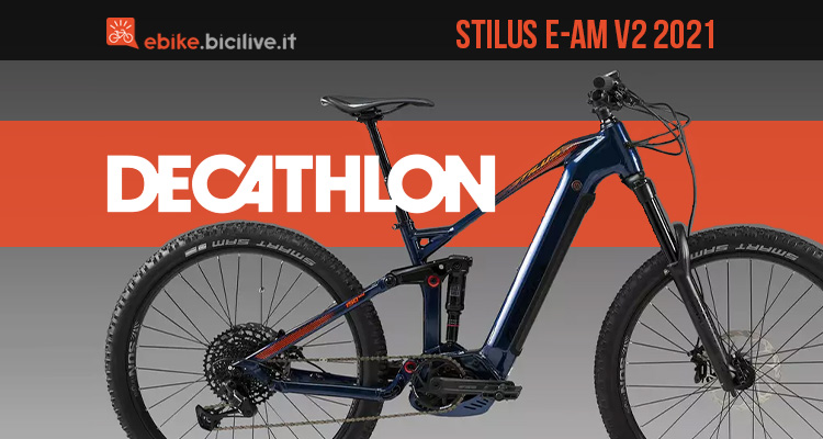 Stilus E-AM V2, la nuova eMTB all-mountain 2021 di Decathlon