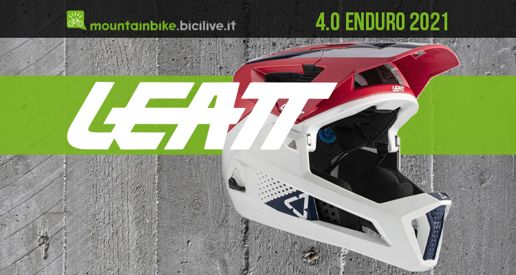 Il casco Leatt 4.0 Enduro 2021 con mentoniera asportabile