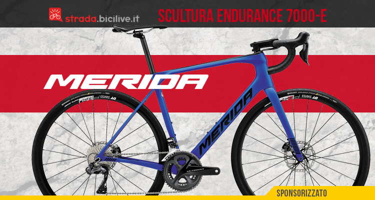 Merida Scultura Endurance 7000-E: geometrie confortevoli per lunghe ore in sella