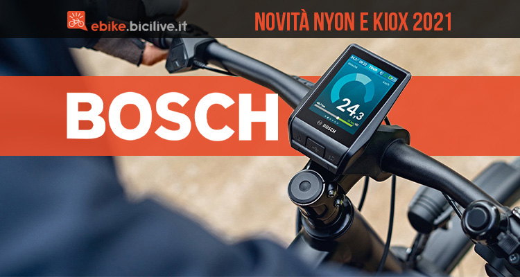 Novità e miglioramenti dei display Bosch Nyon e Kiox