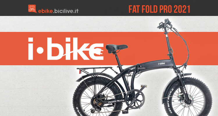 i-bike Fat Fold Pro: ebike fat pieghevole per la città