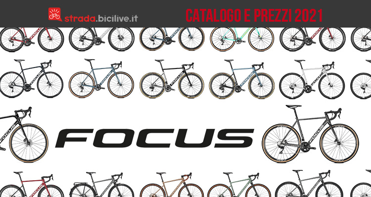 Focus 2021: il catalogo e listino prezzi delle biciclette da strada, gravel e ciclocross