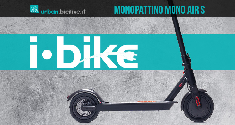 Il monopattino elettrico per la città i-Bike Mono Air S