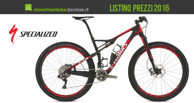 Catalogo e listino 2016 Specialized MTB (Uomo e Donna)