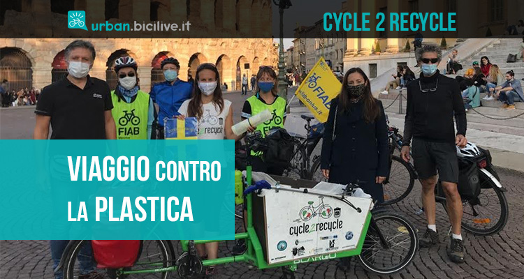 Cycle 2 Recycle: il viaggio di Myra raccogliendo plastica in sella a una Cargo Bike