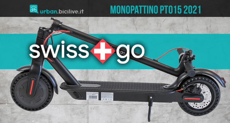 SwissGo PT015: il monopattino urban semplice e leggero