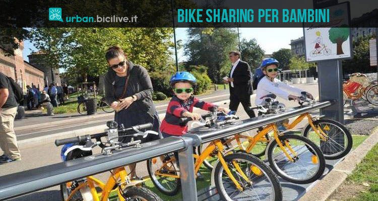 BikeMi Junior, il bike sharing per bambini a Milano