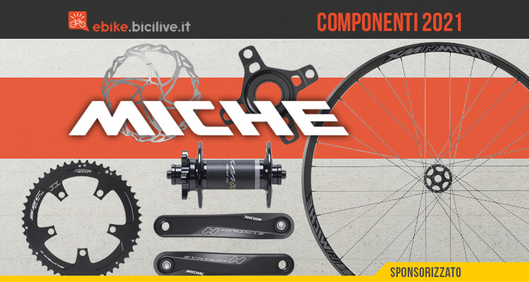 Tutta la componentistica Miche dedicata alle e-bike