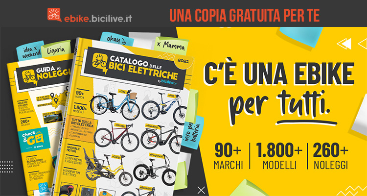 Catalogo delle Bici Elettriche 2021: copia omaggio nei Pick-up Point