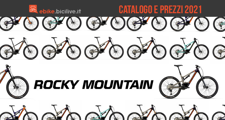 Il catalogo delle ebike 2021 di Rocky Mountain: 10 eMTB prestanti