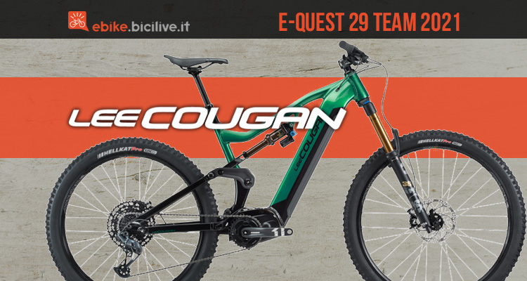 La eMTB Lee Cougan E-Quest 29 Team