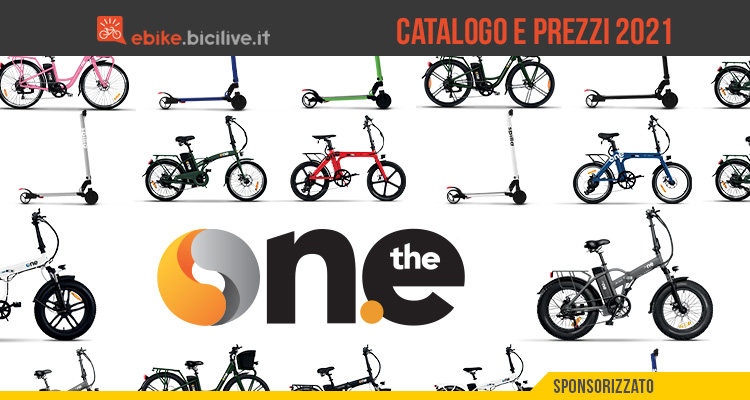 The One: il catalogo 2021 di ebike e monopattini elettrici