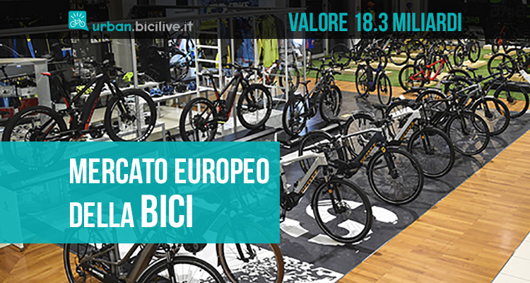 Il mercato europeo delle bici vale 18,3 miliardi