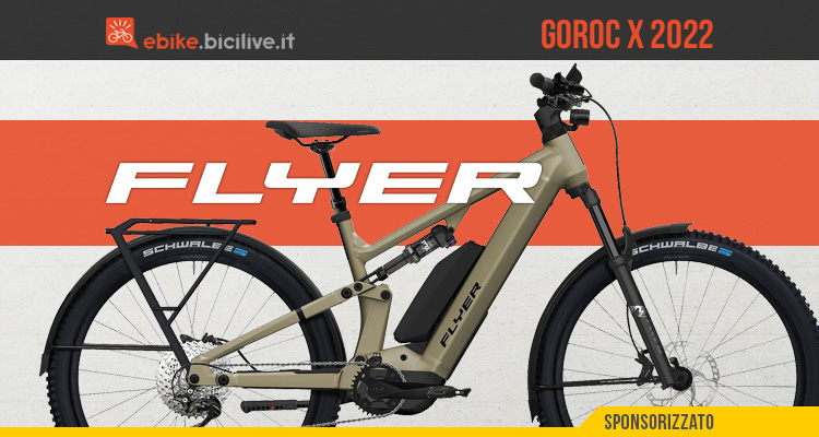 Flyer Goroc X 2022: full suspended per cicloturismo e avventura