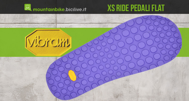 La nuova suola Vibram XS Ride per pedali flat