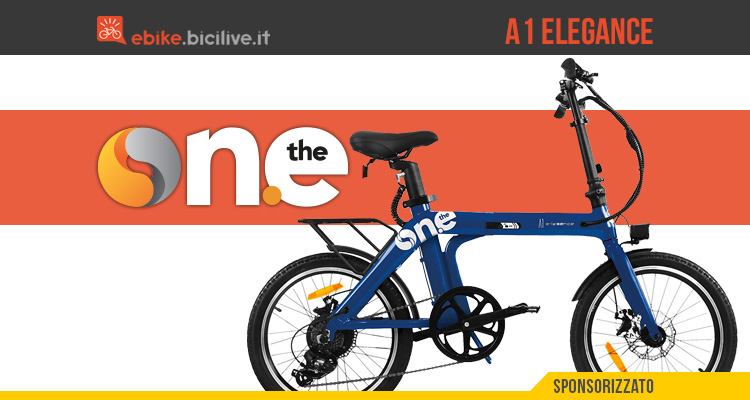 La nuova bici elettrica pieghevole The One A1 Elegance